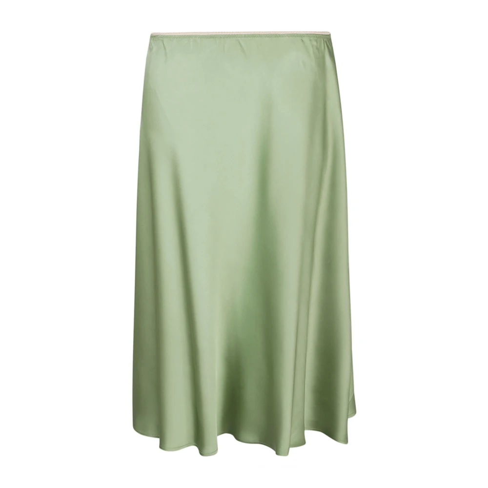 N21 Groene Viscose Rok Gemaakt in Italië Green Dames