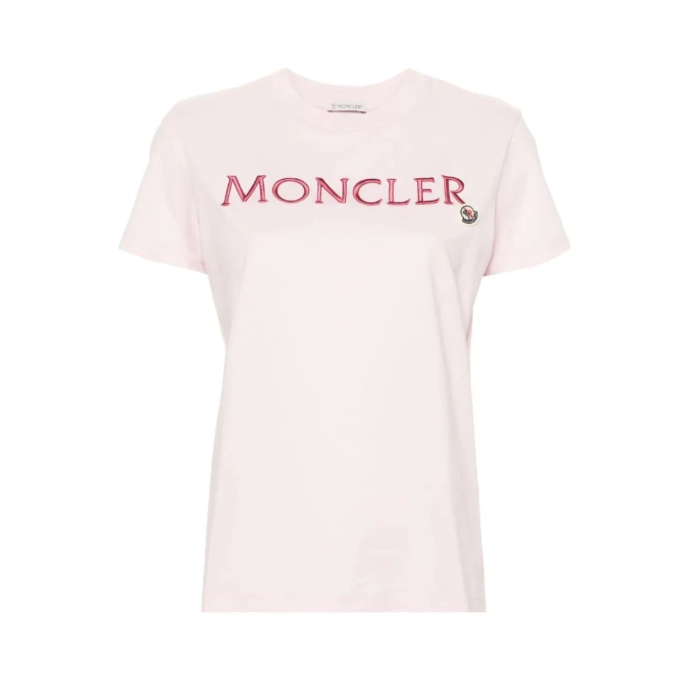 Moncler Roze T-shirts en Polos Pink Dames