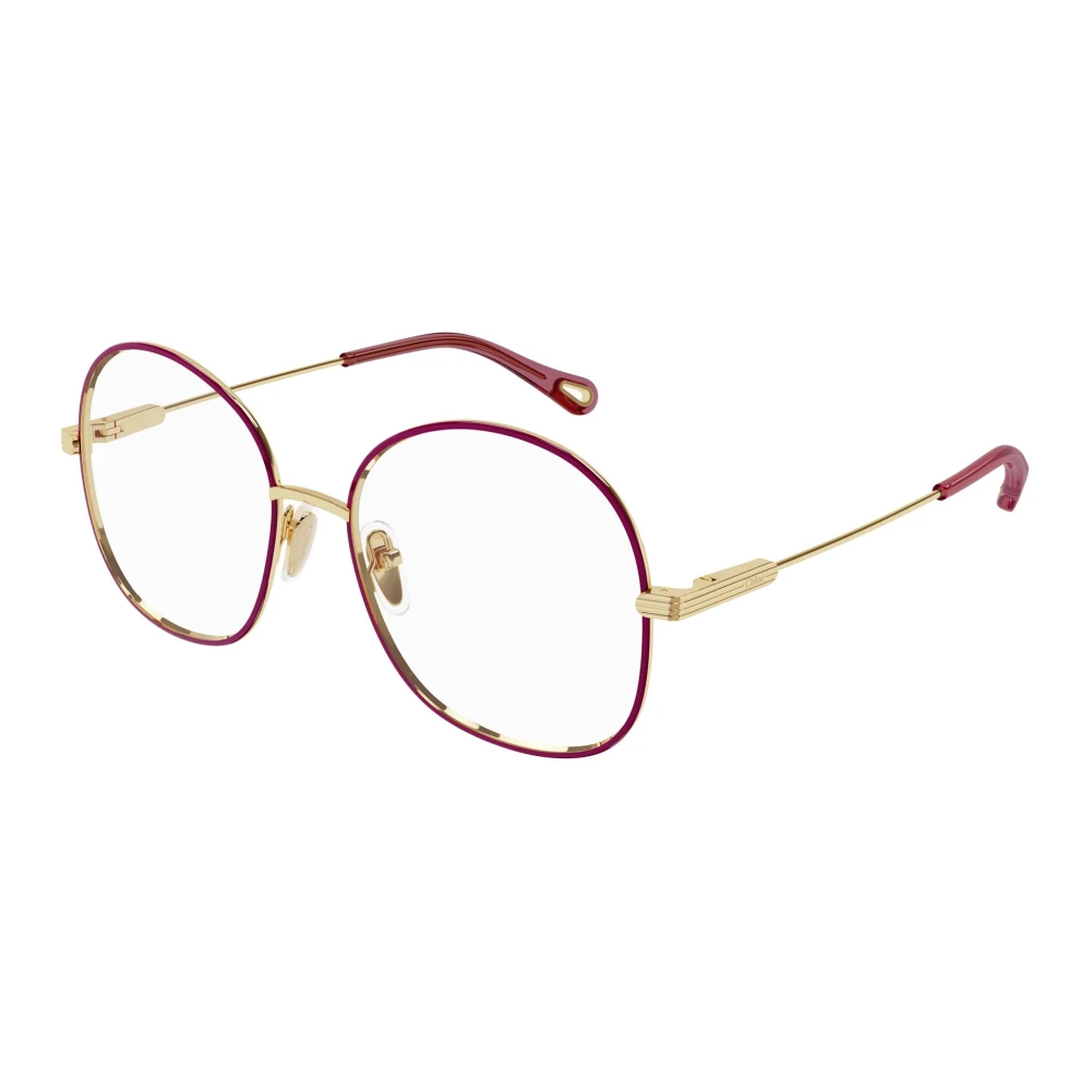 Chloé Unisex Pink Glasses, 55 Mm, Eyewear Frames