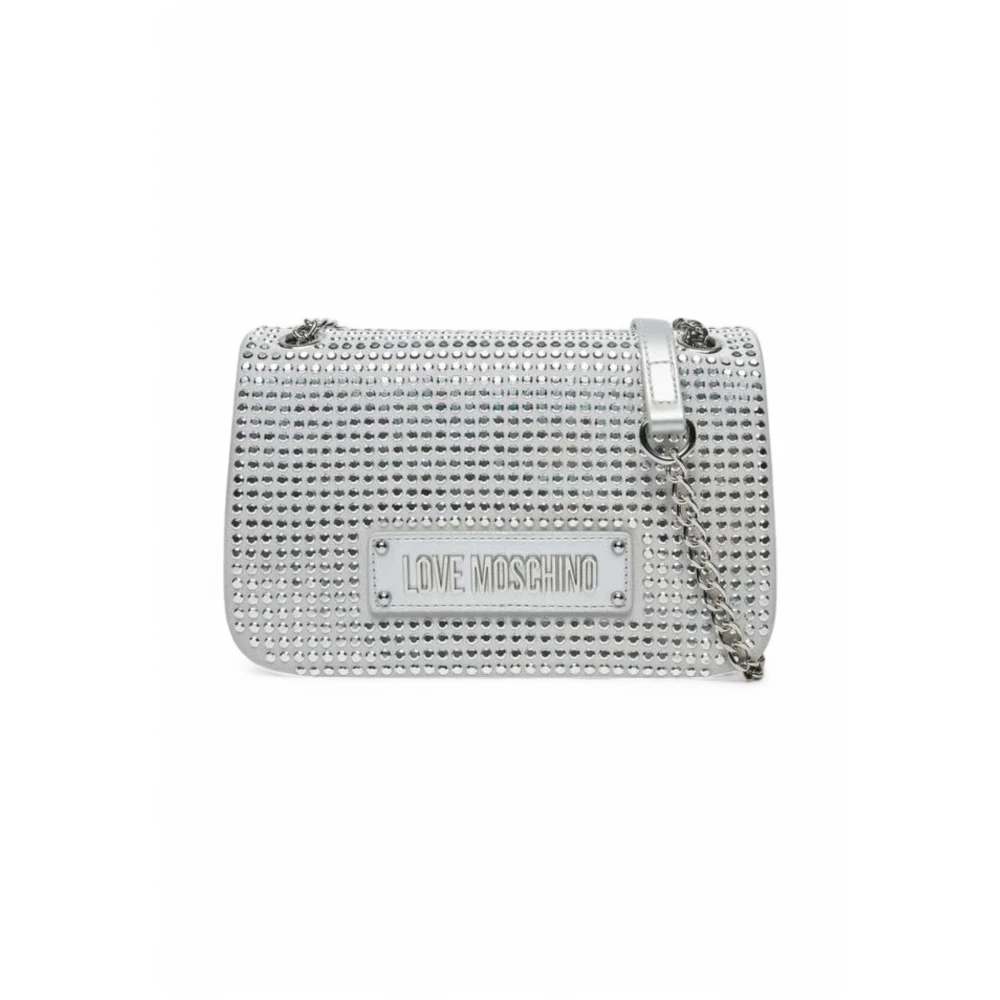 Love Moschino Donna Grigio Crossbody Bag