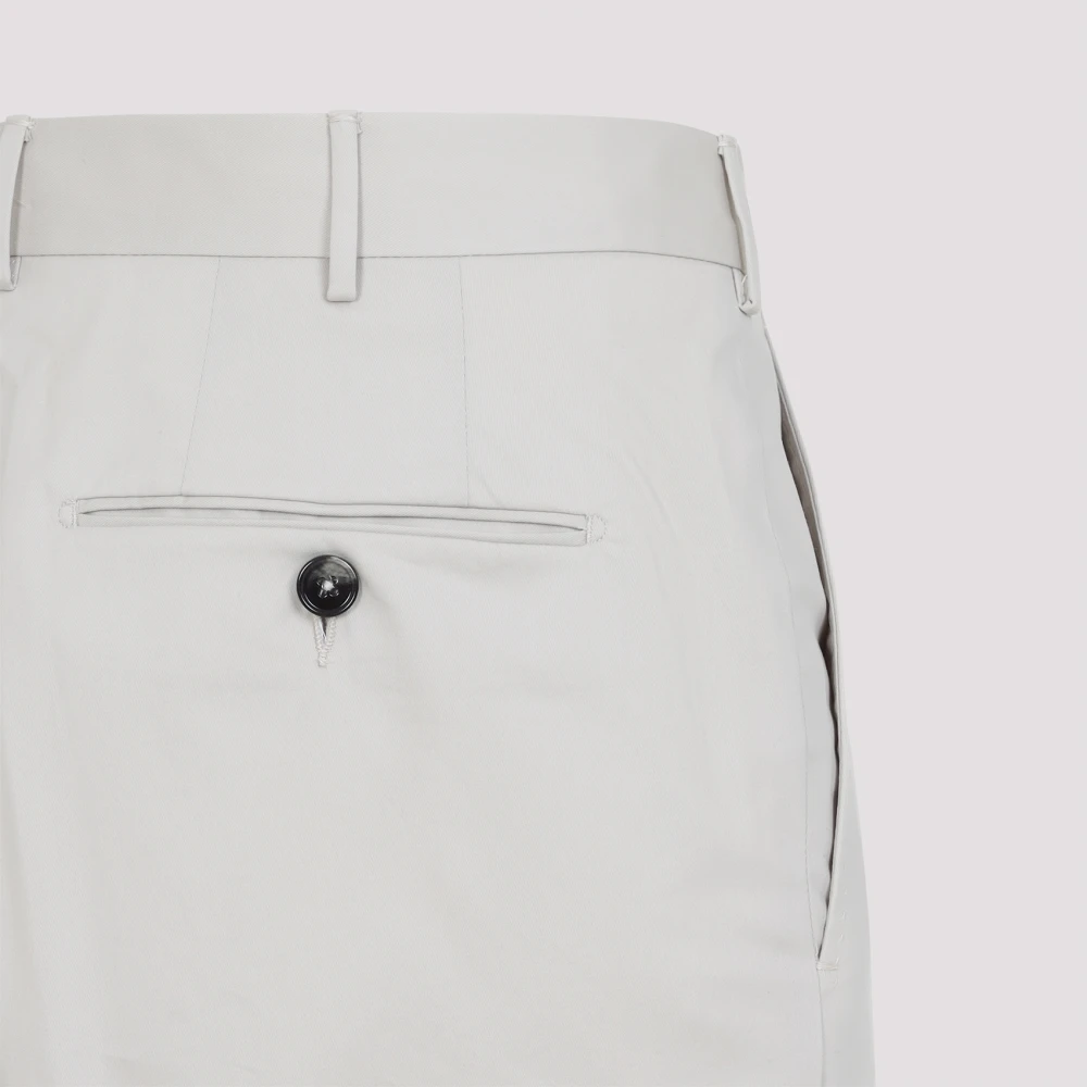 Ermenegildo Zegna Witte Katoenblend Broek White Heren