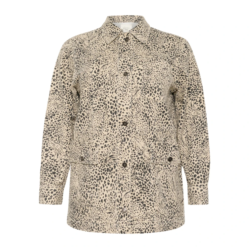 Jackets > Denim Jackets - - Kaffe Curve - Modalova