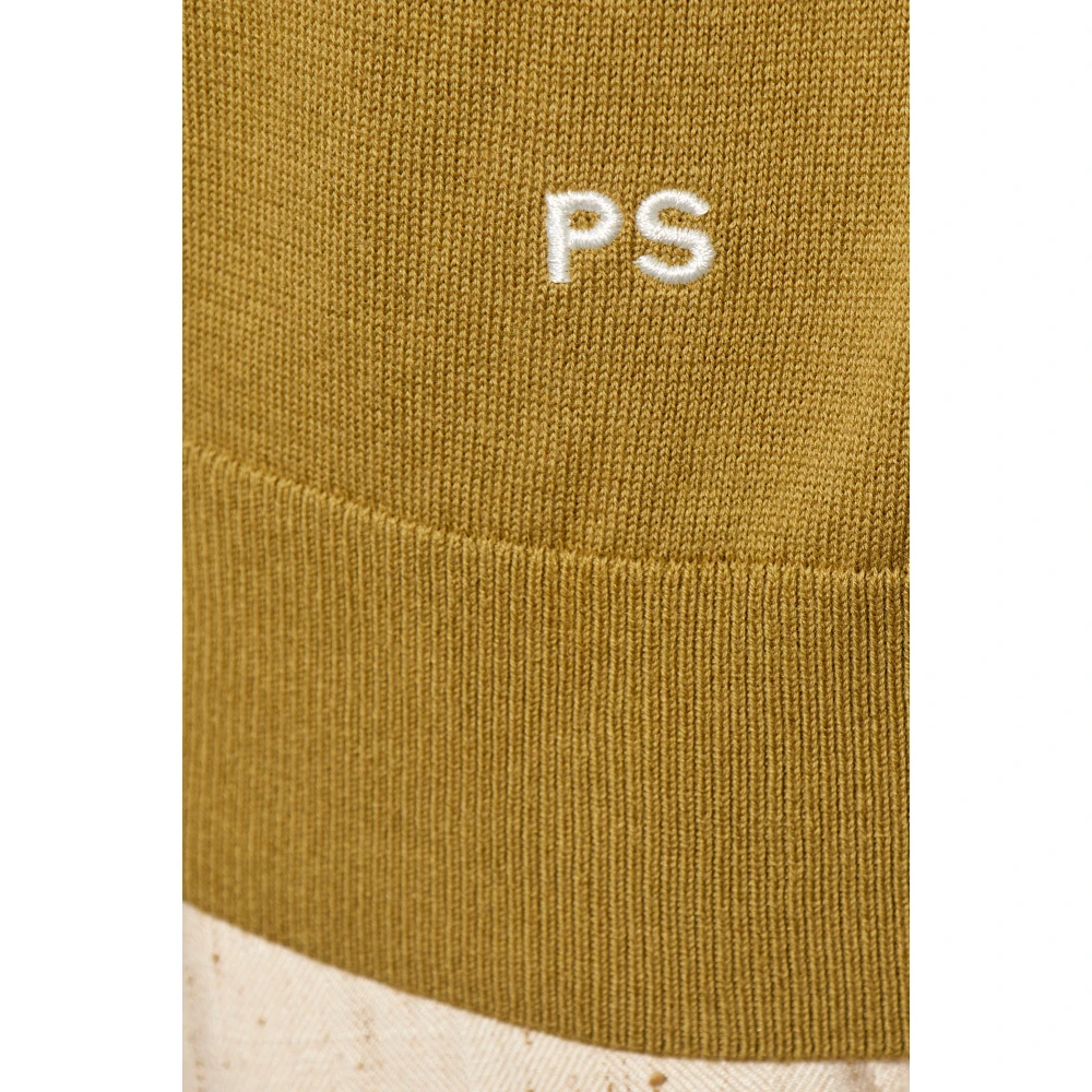 PS By Paul Smith Polo shirt met logo Green Heren