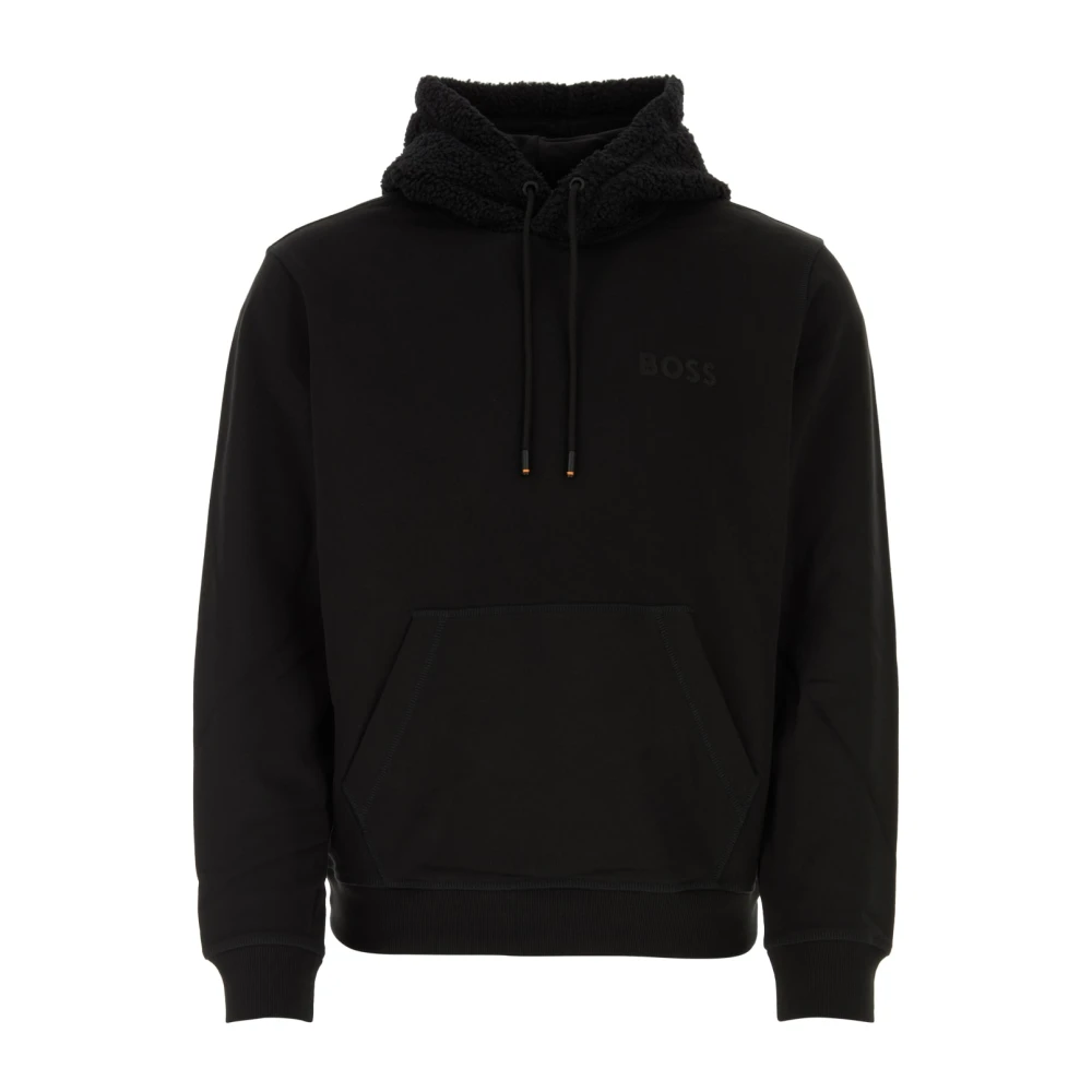 Boss Stijlvolle Sweatshirt voor Mannen Black Heren