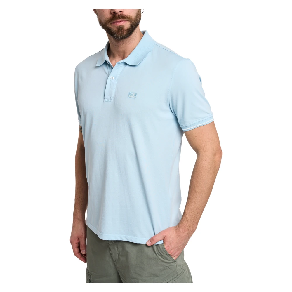 C.P. Company Polo Shirts Blue Heren