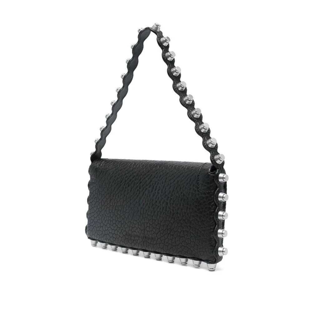 alexander wang Zwarte Schoudertas met Magnetische Sluiting Black Dames