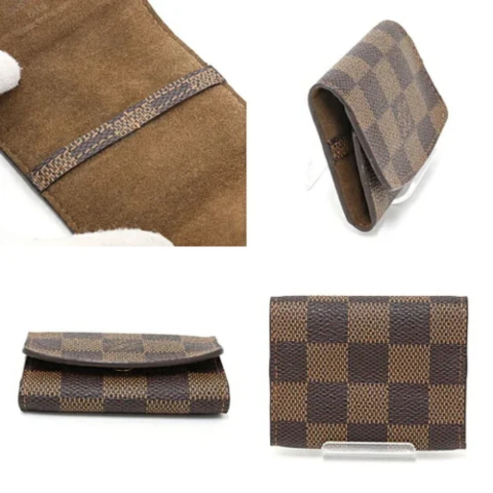 Louis Vuitton Vintage Pre-owned Canvas wallets Brown Dames