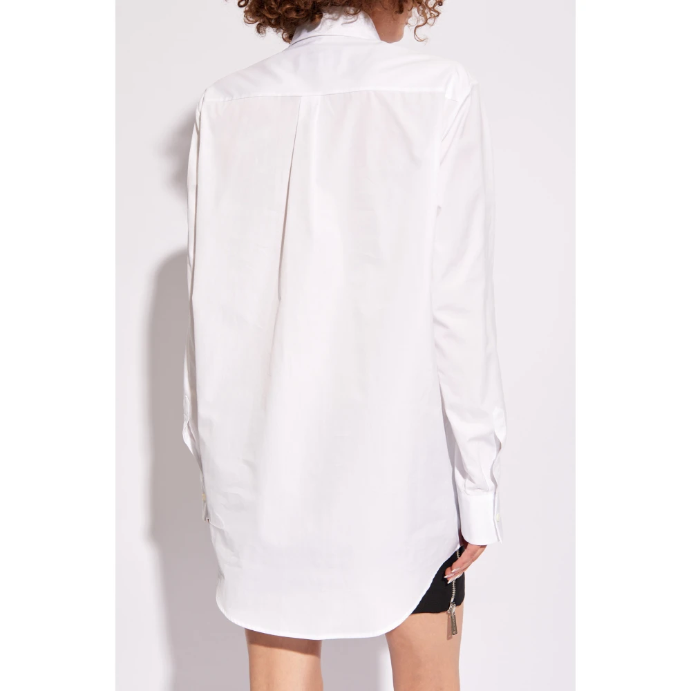 Dsquared2 Shirt met logo White Dames