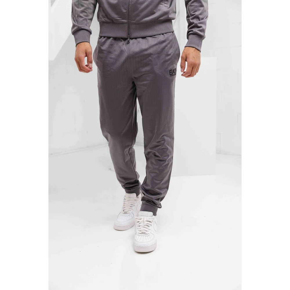 Emporio Armani Grijze Heren Trainingspak Met Capuchon Sportieve Stijl Gray Heren