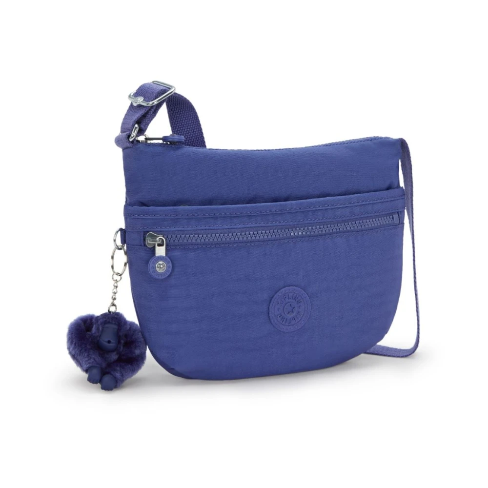 Kipling Compacte Crossbody Tas met Meerdere Zakken Blue Unisex