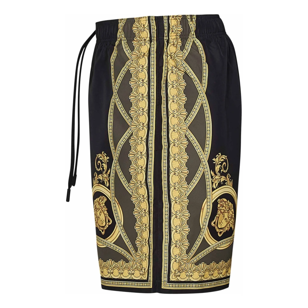 Versace Zwarte Zee Zwemkleding Aw24 Black Heren