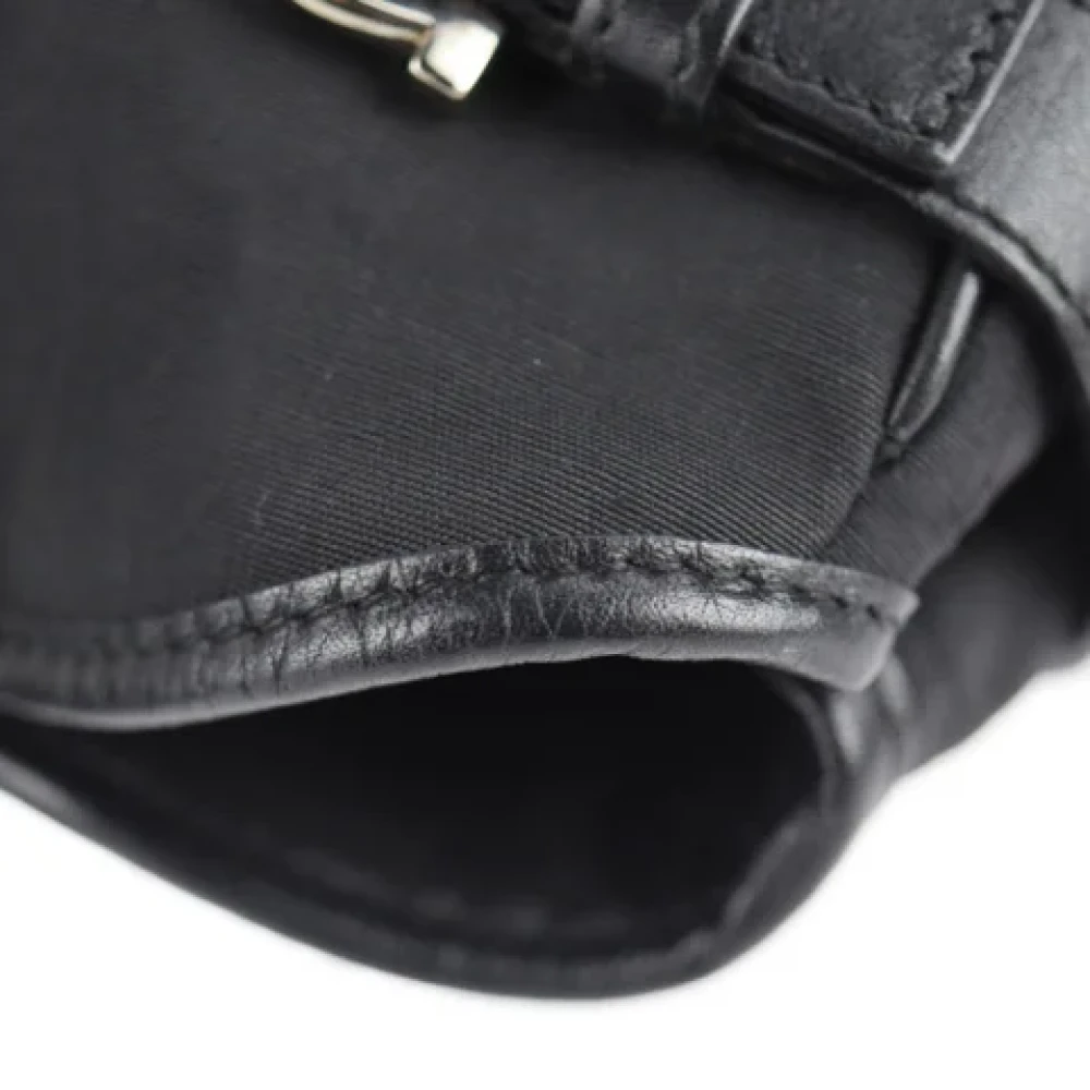 Salvatore Ferragamo Pre-owned Canvas handbags Black Dames