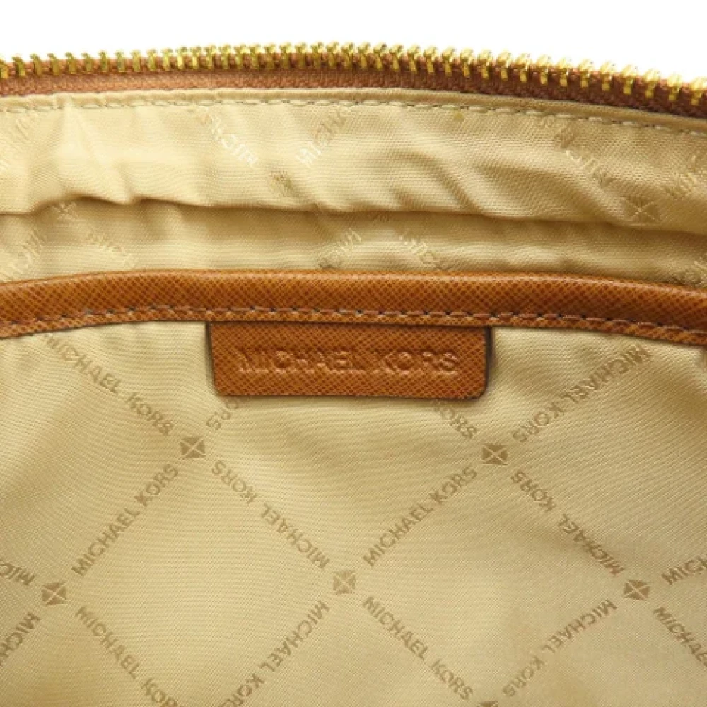 Michael Kors Pre-owned Fabric shoulder-bags Brown Dames