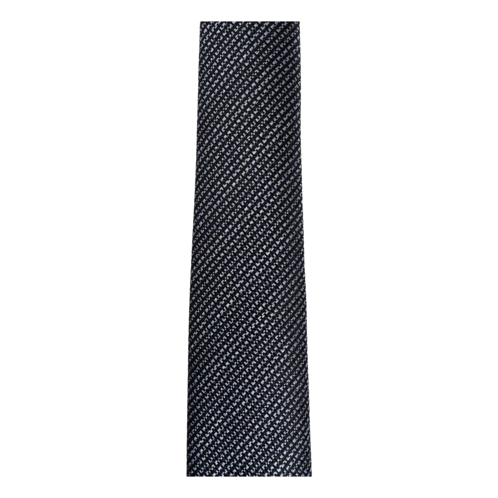 Giorgio Armani Zijden stropdas Blue Heren