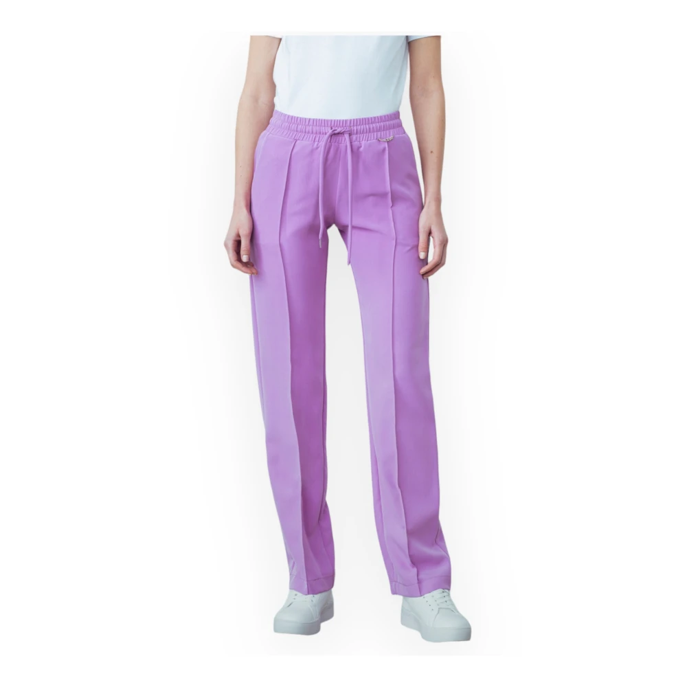 Gaëlle Paris Rechte Pijp Broek Purple Dames