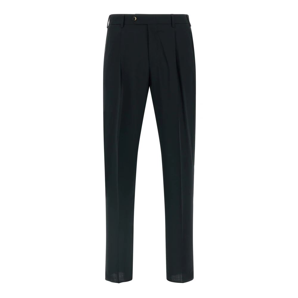 Pt Torino Men's Black Suit Trousers, Xl, Union Trousers