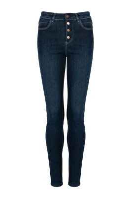 Skinny High Jeans Klassisk Stil