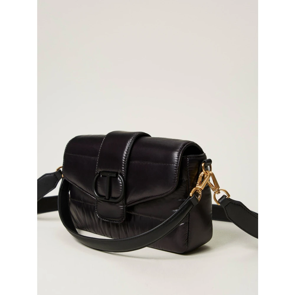 Twinset Zwarte Schoudertas 'Amie Ski' Black Dames
