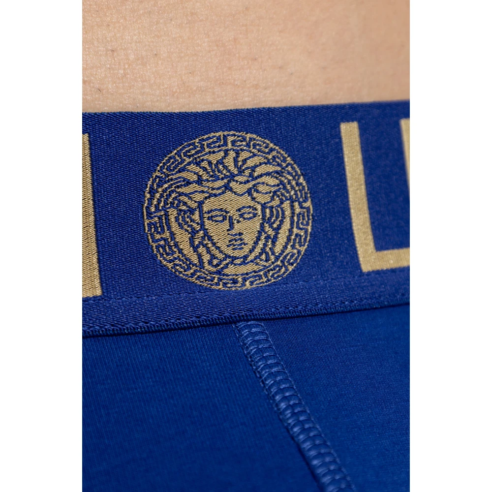 Versace Katoenen boxershorts Blue Heren