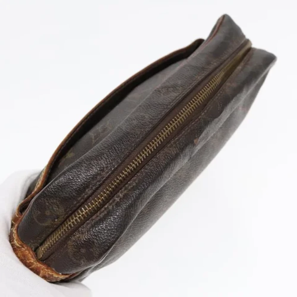 Louis Vuitton Vintage Pre-owned Canvas clutches Brown Dames