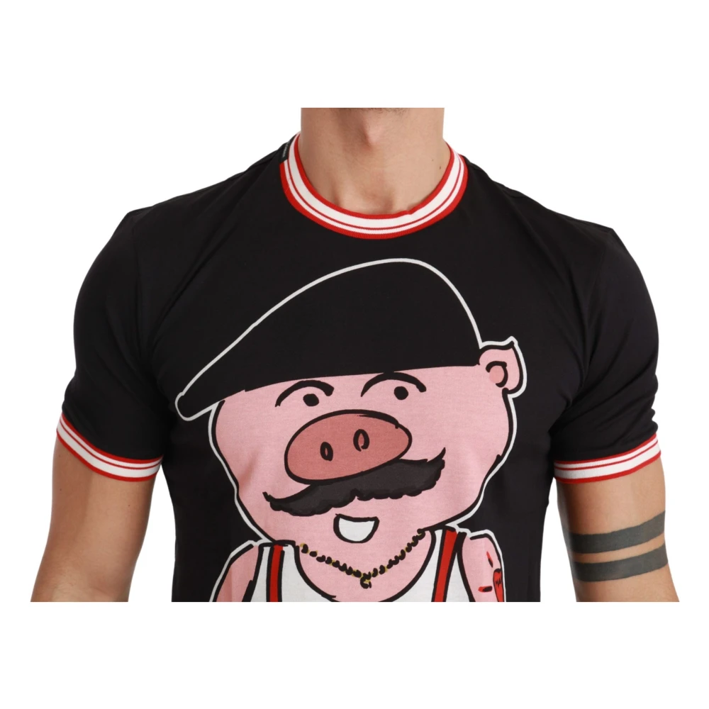 Dolce & Gabbana Zwarte Heren T-shirt Casual Stijl (Black Friday) Black Heren