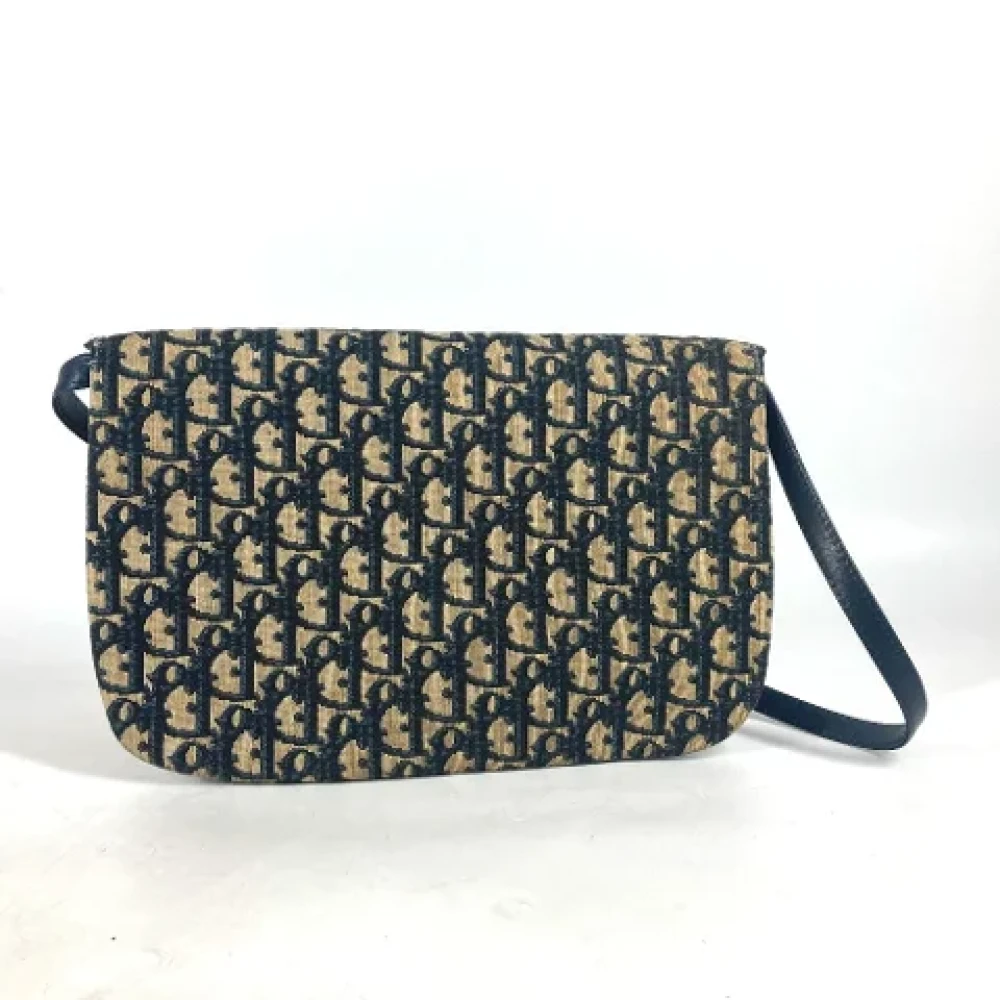 Dior Vintage Pre-owned Cotton dior-bags Beige Dames