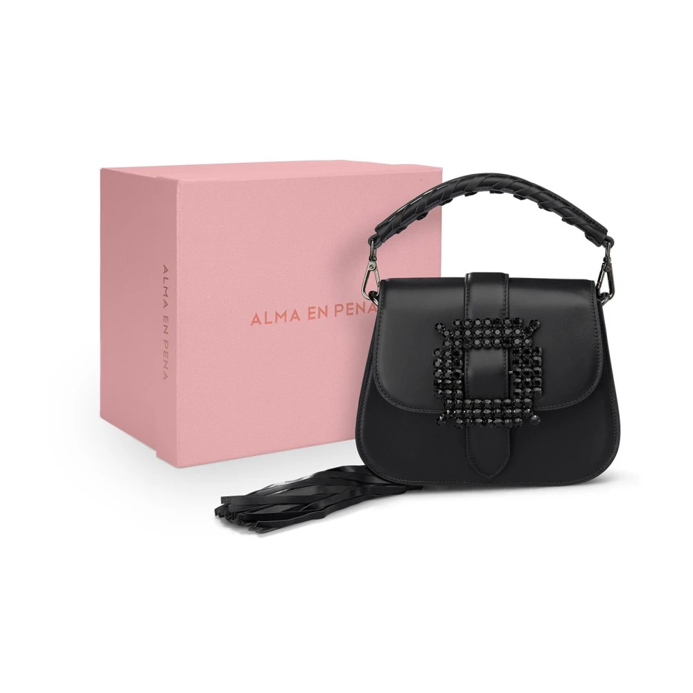 Alma en Pena Handtassen ornament Black Dames