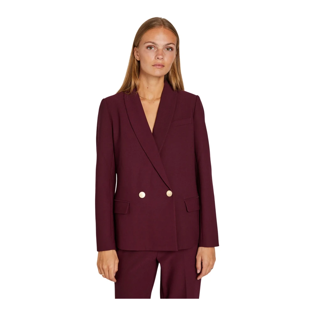 RUE de Femme Eloisetto Blazer in frambozenwijn Red Dames