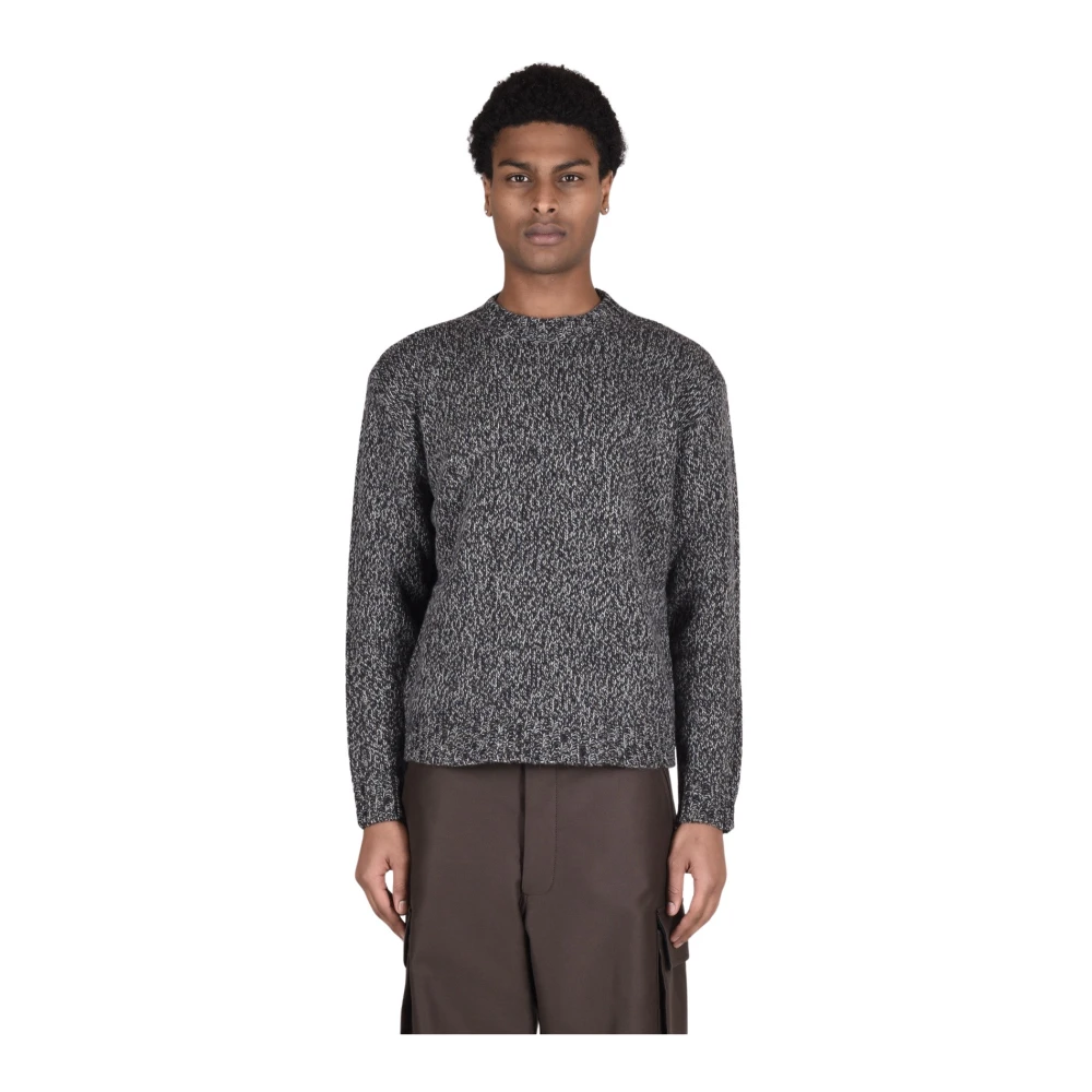 Barena Venezia Gebreide Blend Trui Gray Heren