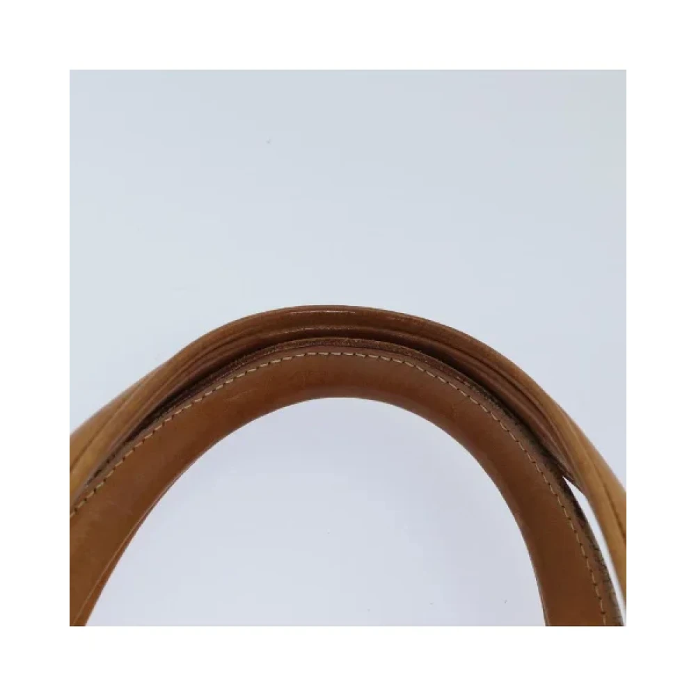 Celine Vintage Pre-owned Fabric handbags Brown Dames