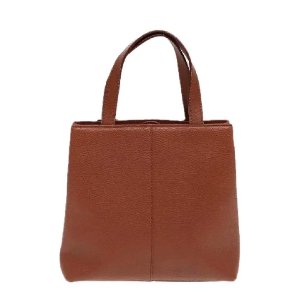 Burberry Vintage Pre-owned Leather handbags Brown Dames