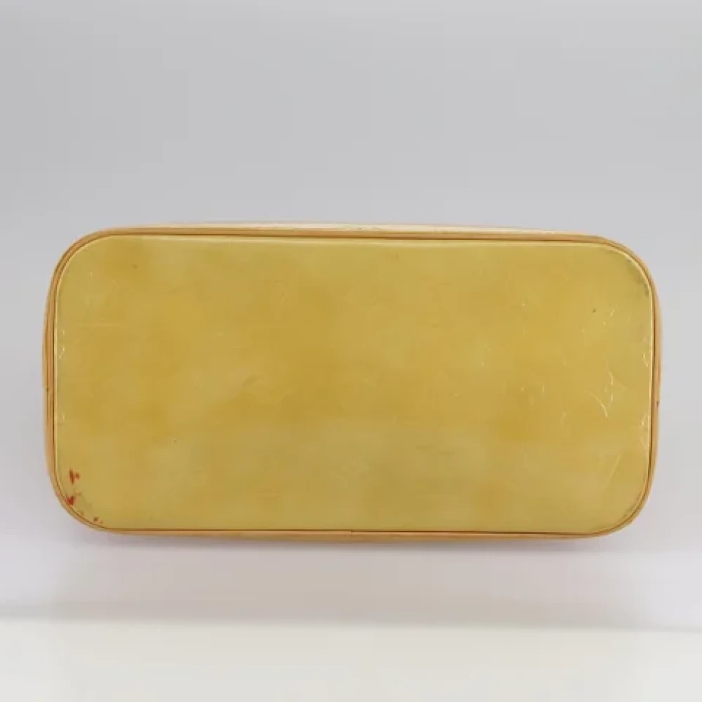 Louis Vuitton Vintage Pre-owned Leather handbags Yellow Dames