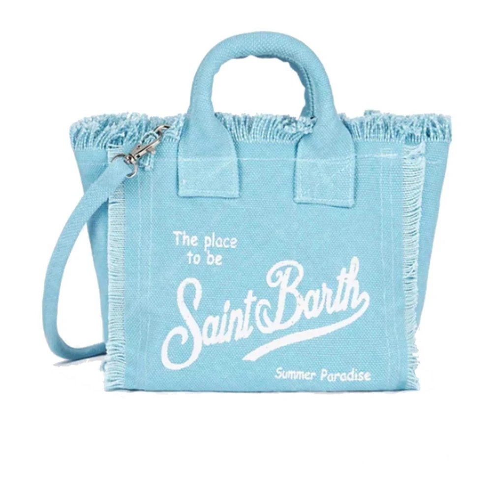 Mc2 Saint Barth Women's Blue Shopping Bags, One Size, Borsa Vanity Mini
