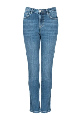 Slim Fit Höga Midje Jeans