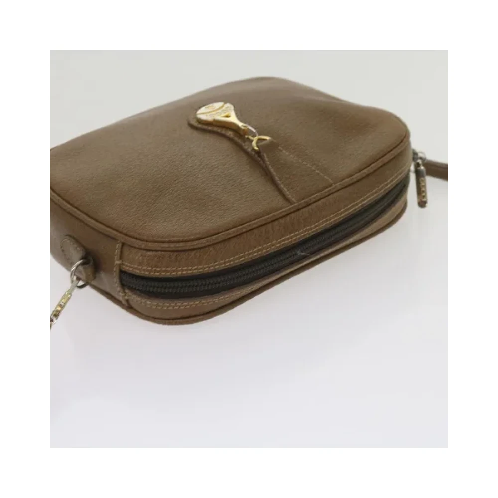 Gucci Vintage Pre-owned Leather gucci-bags Brown Dames