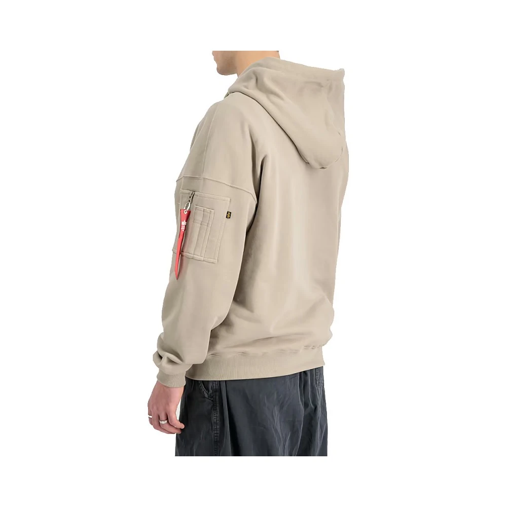 alpha industries Vintage Sand Hoodie Essentials Beige Heren