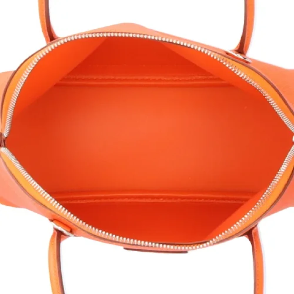 Hermès Vintage Pre-owned Fabric shoulder-bags Orange Dames