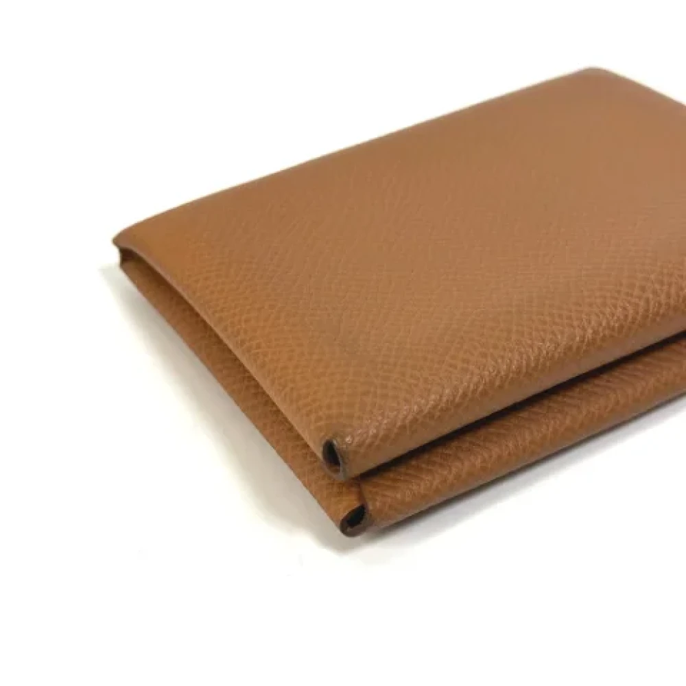 Hermès Vintage Pre-owned Leather home-office Brown Dames