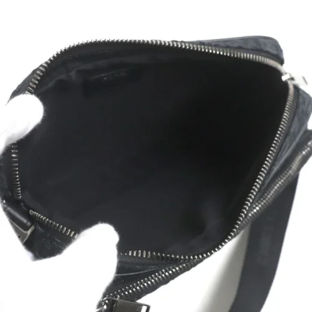 Dior Vintage Pre-owned Canvas dior-bags Black Heren