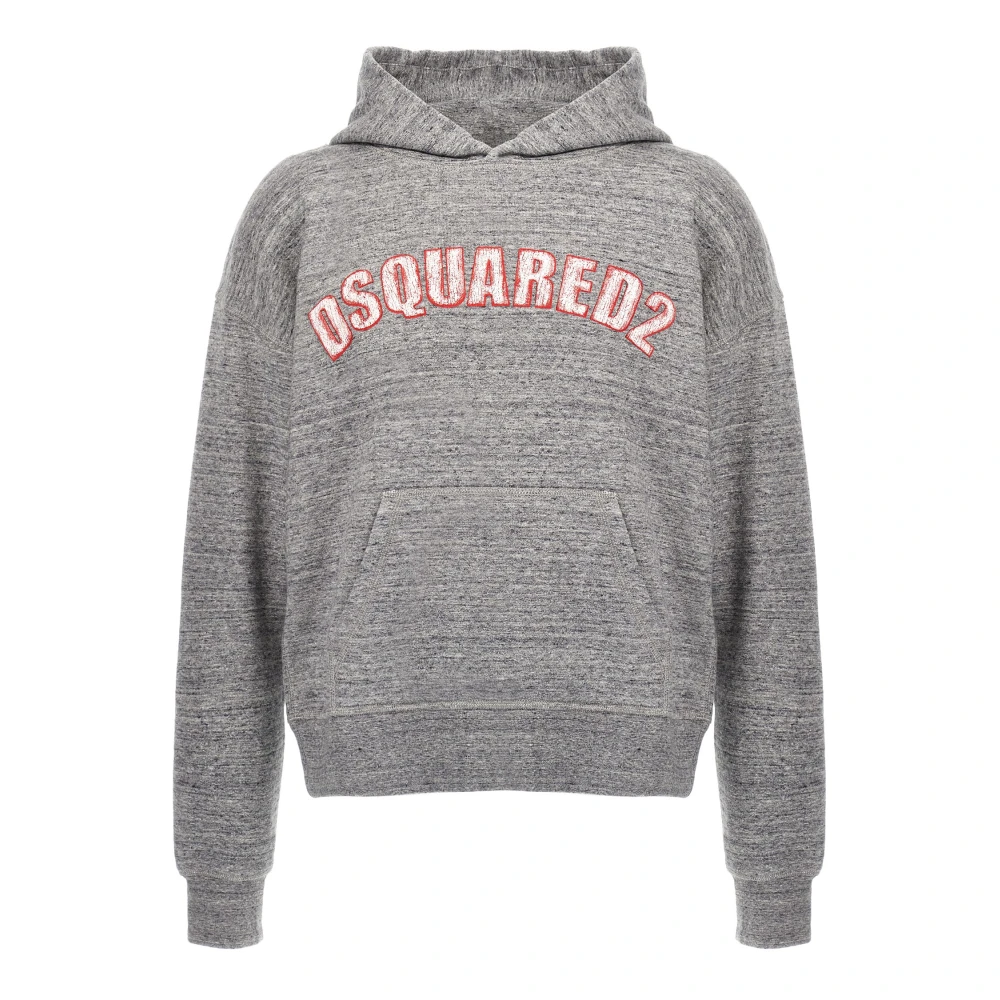 Dsquared2 Men's Gray Nyc Fit Hoodie - Hoodies - 2XL - Sweatshirts & Hoodies