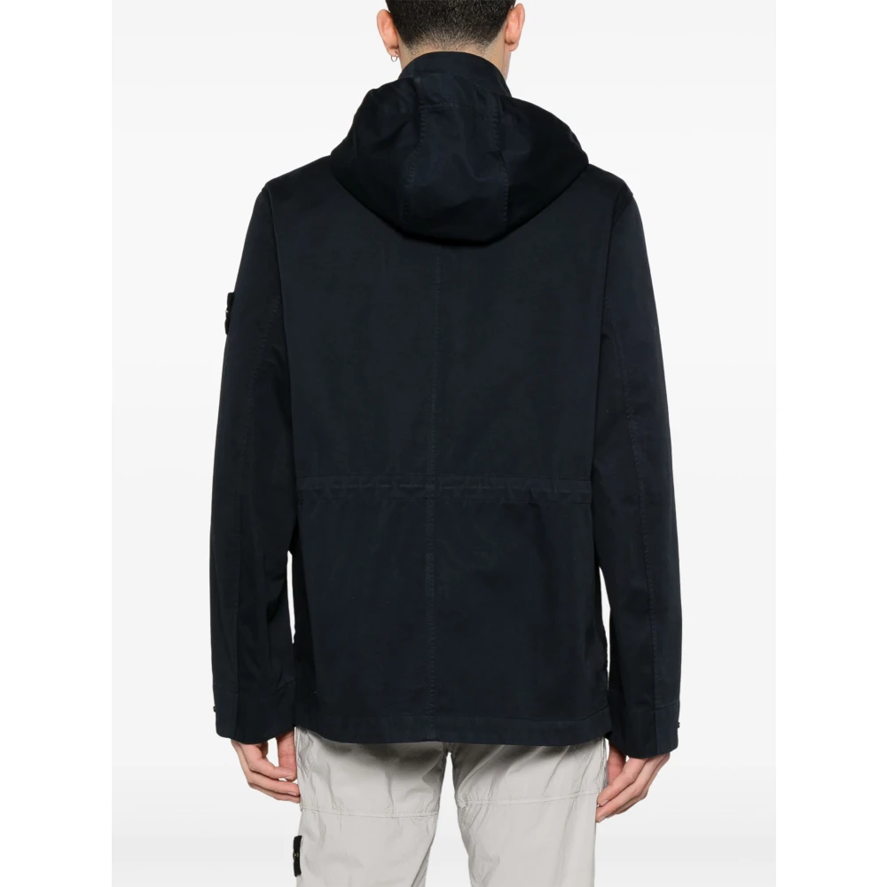 Stone Island Stijlvolle buitenjas Blue Heren