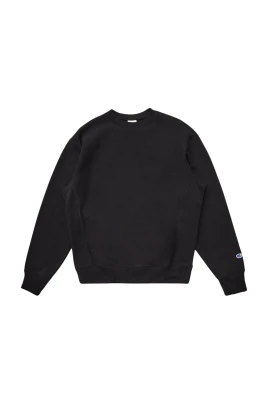 Svart Crewneck Sweatshirt med handledslogo
