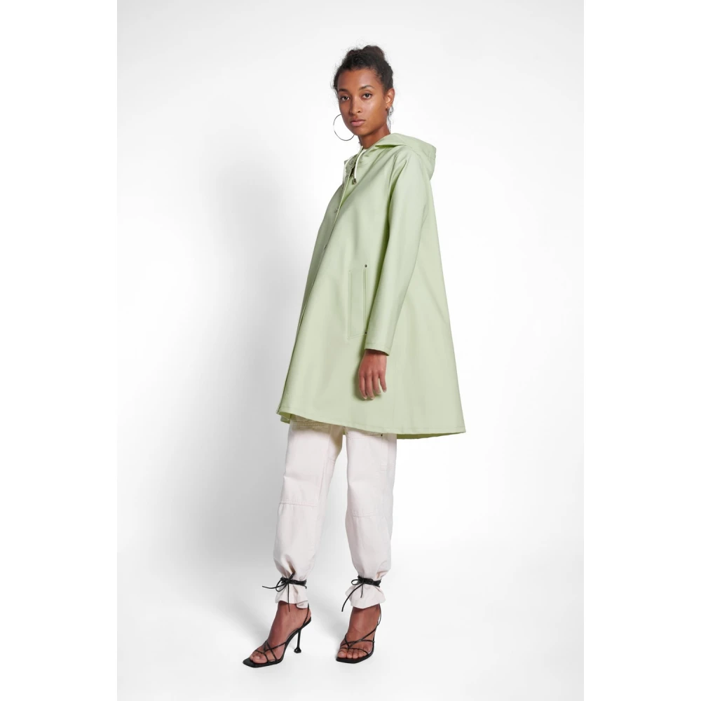 Stutterheim Stockholm Hilltop Raincoat Green Dames