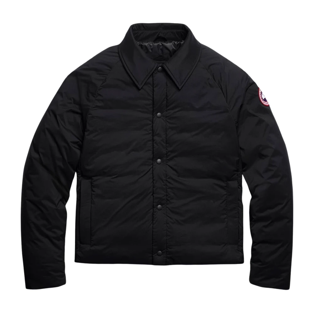 Canada Goose Men's Black Lodge Coach Jacket In