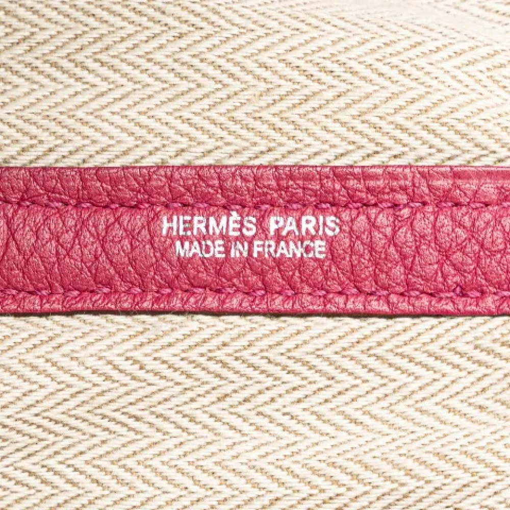 Hermès Vintage Pre-owned Leather handbags Purple Dames