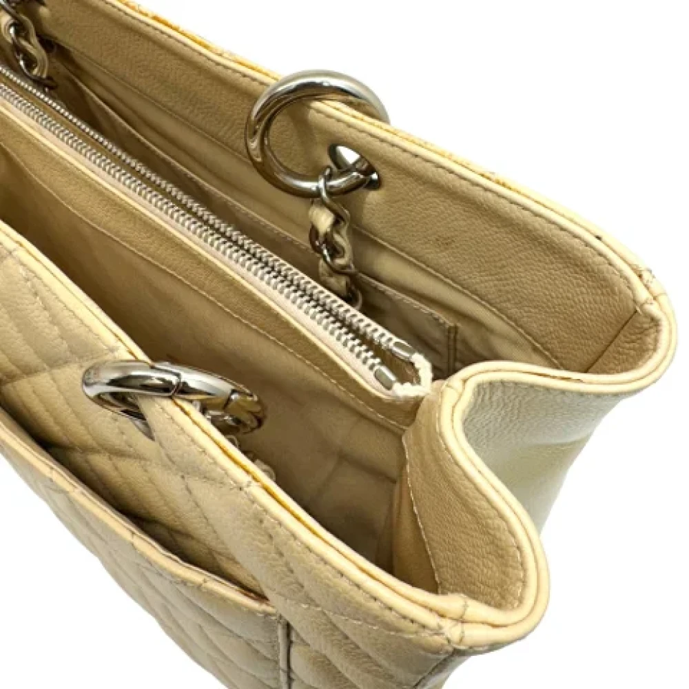 Chanel Vintage Pre-owned Fabric chanel-bags Beige Dames