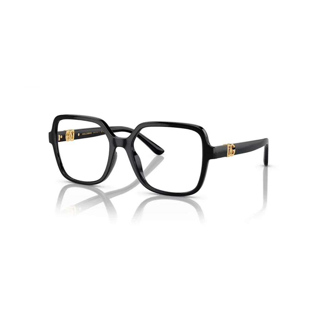 Dolce & Gabbana DG CrossedLarge Glasögonbågar Black, Dam