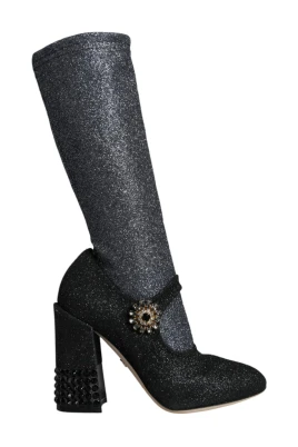 Glitter Mary Jane Pumps