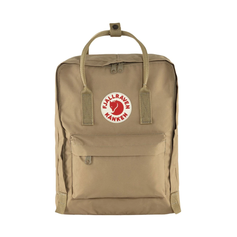 Fjällräven Klassieke Rugzak met Reflecterend Logo Brown Unisex