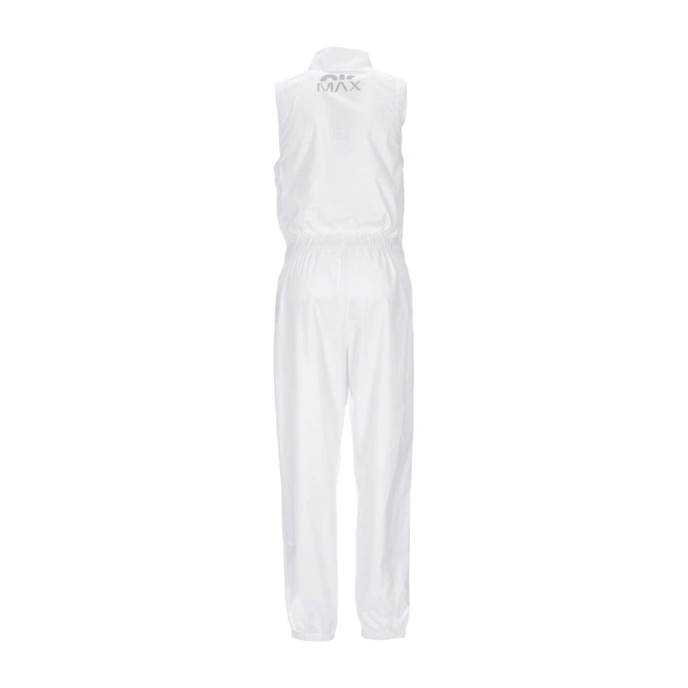 Nike Mouwloze Sportkleding Jumpsuit Wit Zwart White Dames